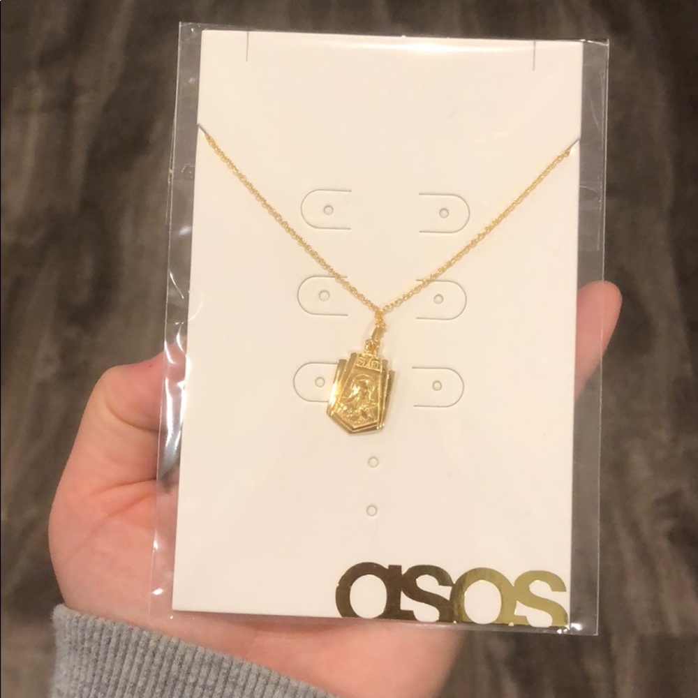 ASOS gold plated necklace